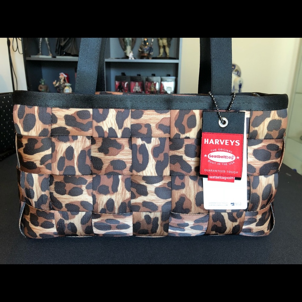 Harvey’s Seatbelt Bag Leopard Satchel